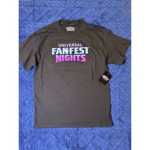 Universal Studios Fan Fest Nights 2025 OFFICIAL PROMO T-Shirt Men's LARGE LOGO